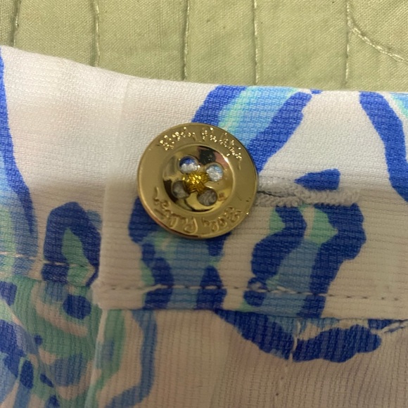 Lily Pulitzer Buttercup shorts with scalloped hem - Picture 8 of 8